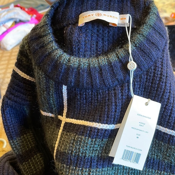 NWT Tory Burch Eden Sweater Size M - Picture 5 of 9
